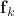 $\mathbf f_k$