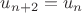$u_{n+2}=u_n$