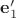 $\mathbf e'_1$