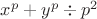 $x^p+y^p\div p^2$