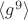 $\langle g^{9} \rangle$