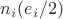 $n_i(e_i/2)$