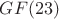 $GF(23)$