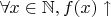 $\forall x \in \mathbb{N}, f(x)\uparrow$