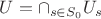$U=\cap\limits_{s\in S_0}U_s $