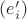 $(e'_i)$