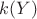 $k(Y)$