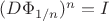 $(D\Phi_{1/n})^n=I$