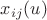$x_{ij}(u)$