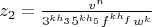 $z_2=\frac{v^n}{3^{kh_3}5^{kh_5}f^{kh_f}w^k}$