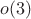 $o(3)$