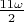 $\frac{11\omega}{2}$