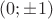 $(0;\pm1)$