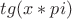 $tg(x*pi)$