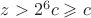 $z>2^6c\geqslant c$