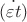 $\dot{(\varepsilon t)}$