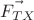 $\vec{F_{TX}}$