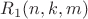 $R_1(n,k,m)$