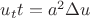 $u_tt = a^2 \Delta u$
