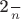 \frac{2}{n}