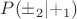 $P(\pm_2|+_1)$