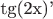 tg(2x)'