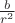 $\frac{b}{r^2}$