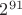 $2^{91}$
