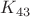 $K_{43}$