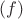 $\[(f)\]$