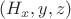 $(H_x,y,z)$