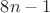 $8n-1$