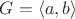 $ G = \left\langle a,b \right\rangle $