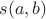 $s(a,b)$