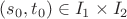 $(s_0,t_0)\in I_1\times I_2$