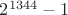 $2^{1344}-1$