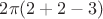 $2\pi(2+2-3)$