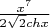 $\frac{x^7}{2\sqrt{2}chx}$