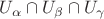 $U_\alpha\cap U_\beta\cap U_\gamma$