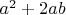 $a^2+2ab$