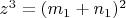 $z^3=(m_1+n_1)^2$