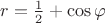 $r=\frac{1}{2}+\cos\varphi$