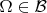 $\Omega\in \mathcal B$