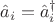 $\hat{a}_i = \hat{a}_i^{\dagger}$