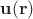 ${\mathbf{u}}({\mathbf{r}})$