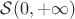 $\mathcal{S}(0, +\infty)$