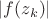 $|f(z_k)|$