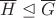 $\overline H\trianglelefteq \overline G$