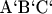 A`B`C`