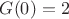 $G(0)=2$